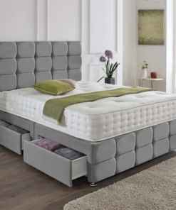 Rio Matching Headboard & Footboard Divan Set - Choice of Mattress & Optional Storage