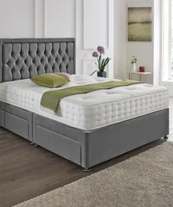 Lisbon Headboard Divan Set - Choice of Mattress & Optional Storage