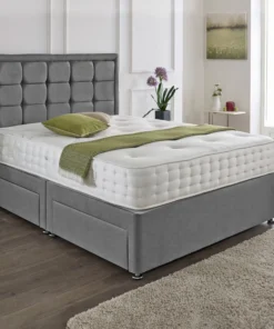 Dallas Headboard Divan Set – Choice of Mattress & Optional Storage