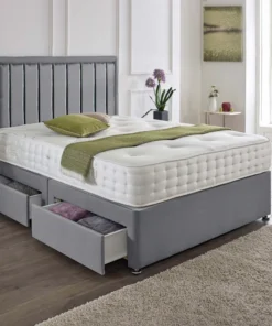 Cairo Headboard Divan Set – Choice of Mattress & Optional Storage