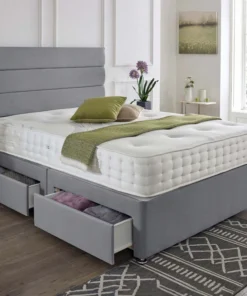 Dublin Headboard Divan Set - Choice of Mattress & Optional Storage