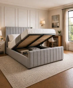 Elisa Ottoman Storage Bed - Optional Mattress