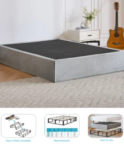 Metal folding bed with matching headboard option