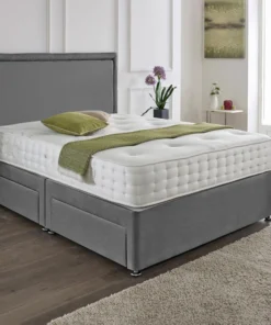 Camden Ottoman End Lift Storage Divan Bed - Optional Headboard