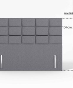 Madrid Floor Standing Upholstered Fabric Headboard
