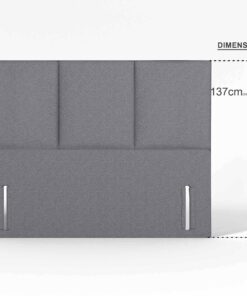 Rome Floor Standing Upholstered Fabric Headboard